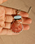 Opal and Shell Necklace