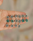 Baby Fleur Earrings FWPearl and Turquoise