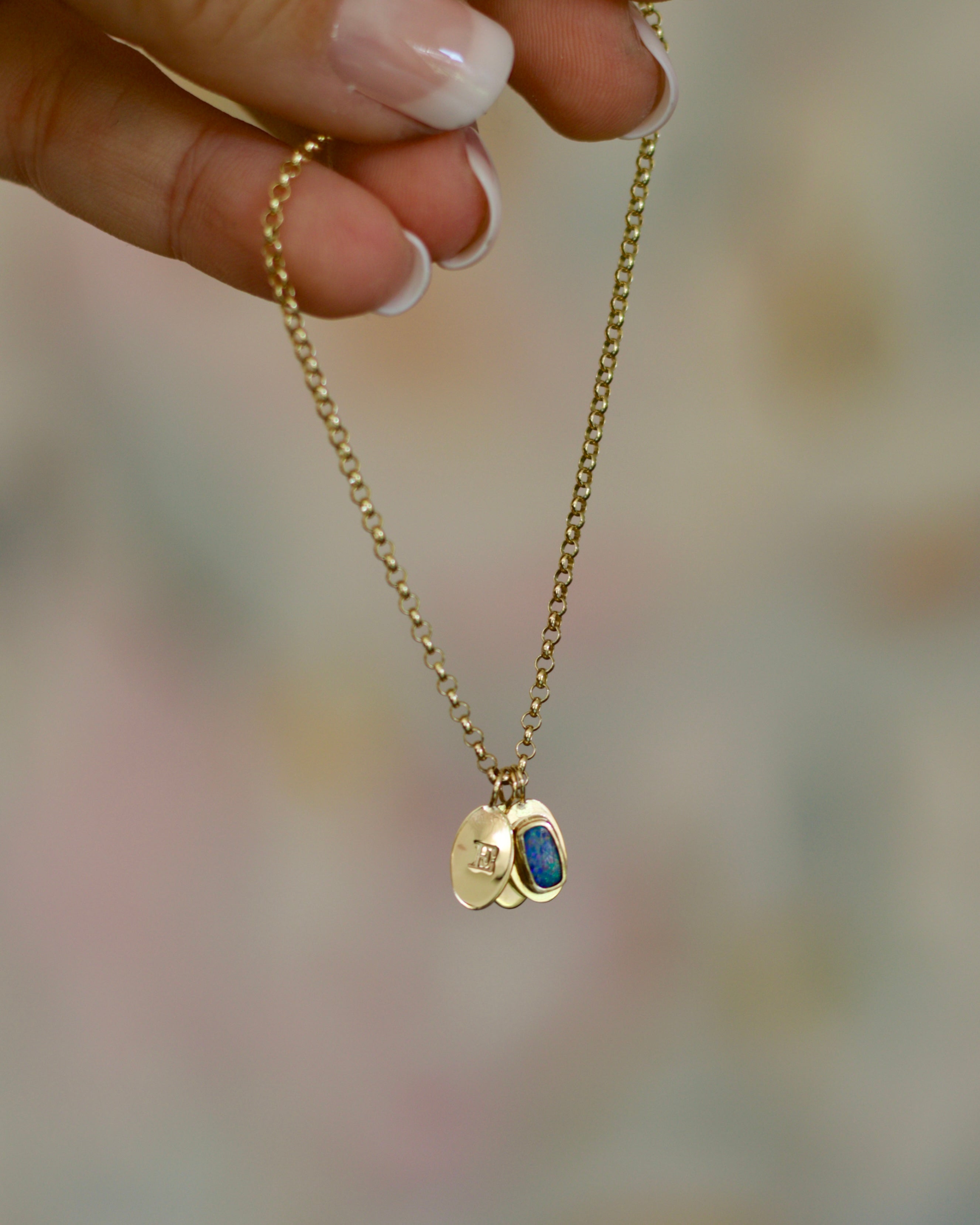 “The Letter I Love” Charm - Gold