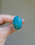 Turquoise Egg Ring - Size 10 3/4