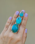 Turquoise Egg Ring - Size 7. 1/4