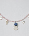 Pink Opal Mermaid Necklace