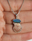 Opal and Shell Necklace