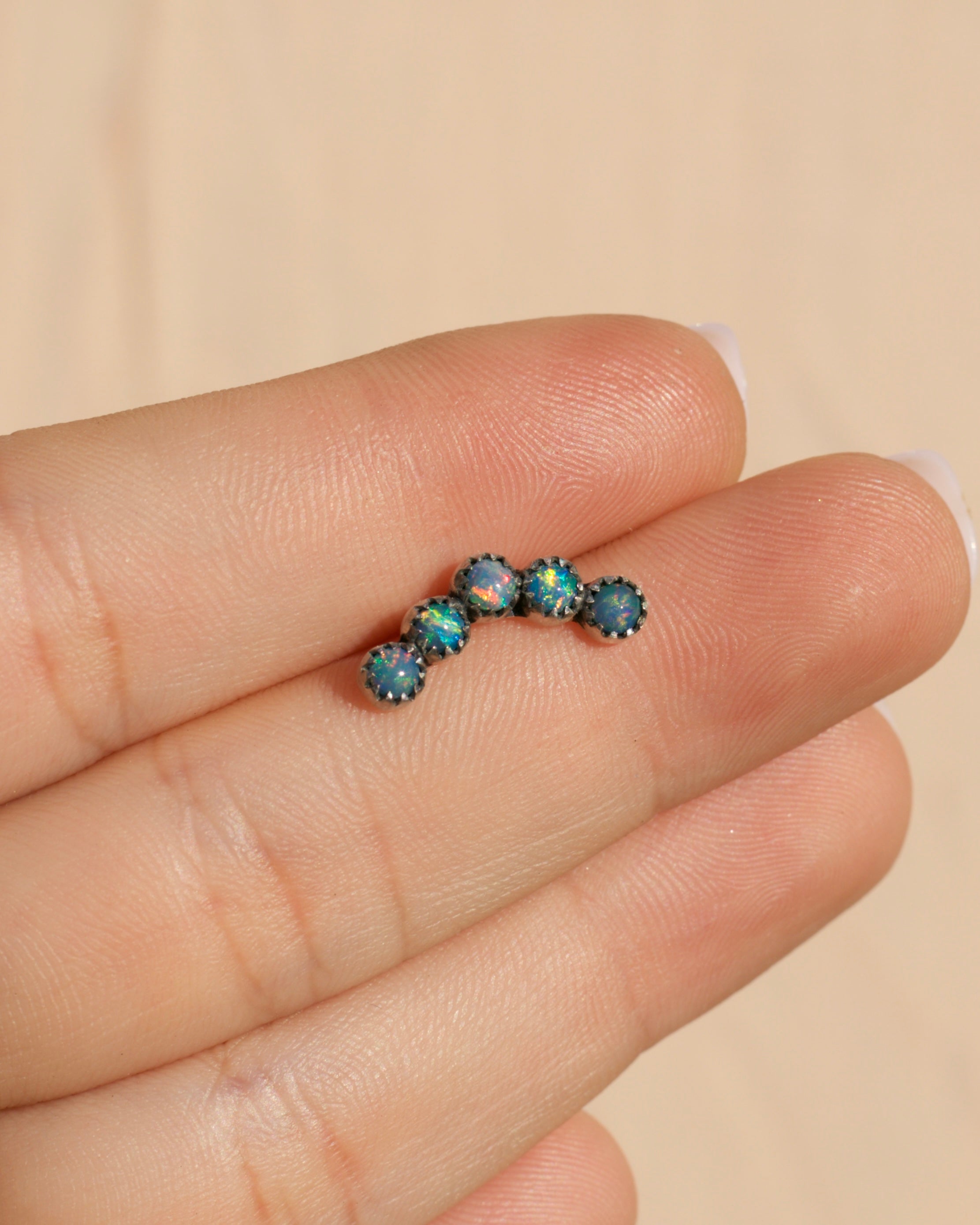 Opal Cartilage Earring