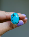 Turquoise Egg Ring - Size 9 1/4