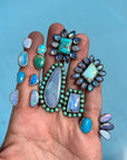 Open Ring Turquoise and Opal