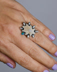 Thalassa Goddess of the Sea - Shell, Opal & Fresh Water Pearl.