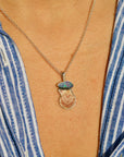 Opal and Shell Necklace