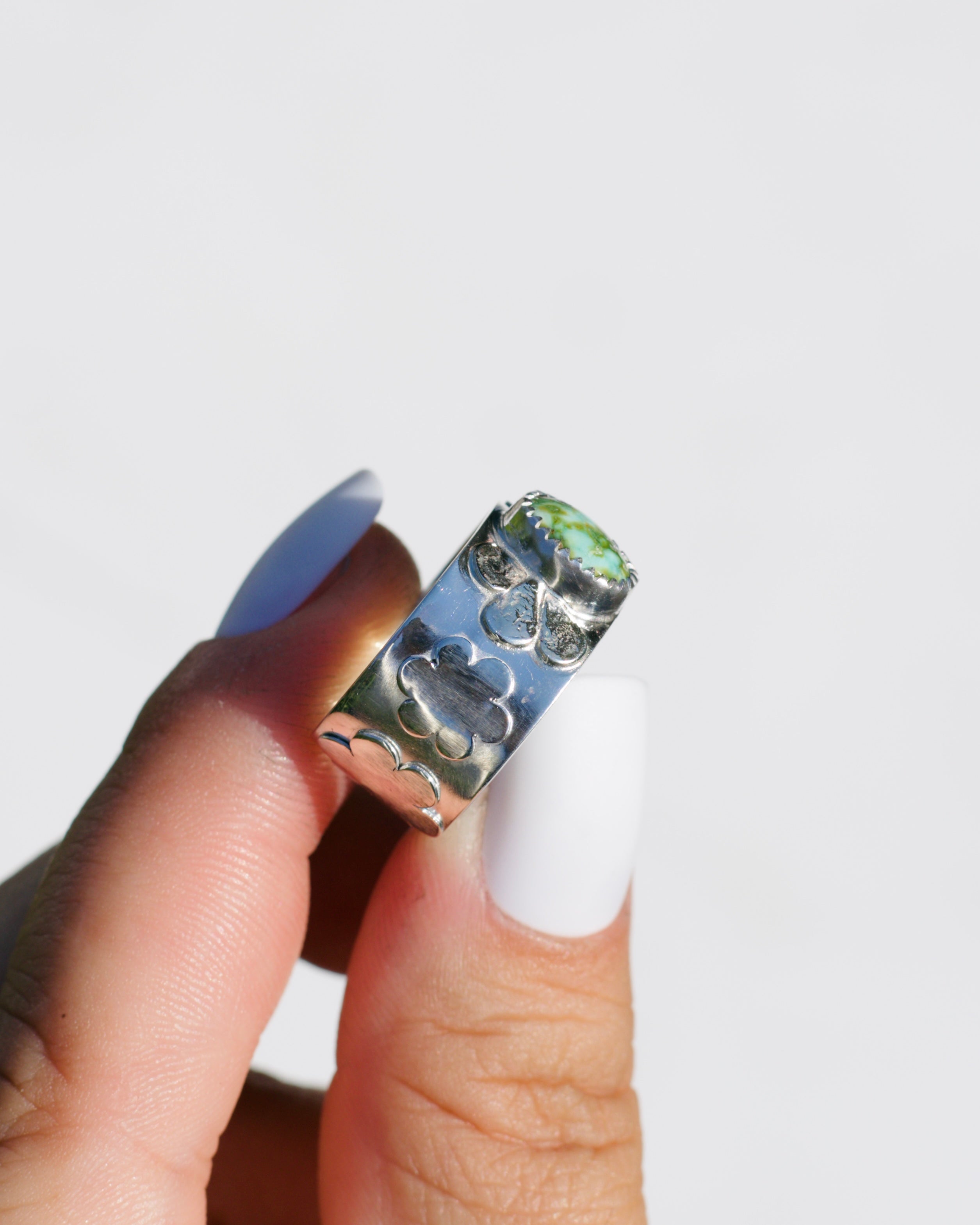 Floral Turquoise Ring