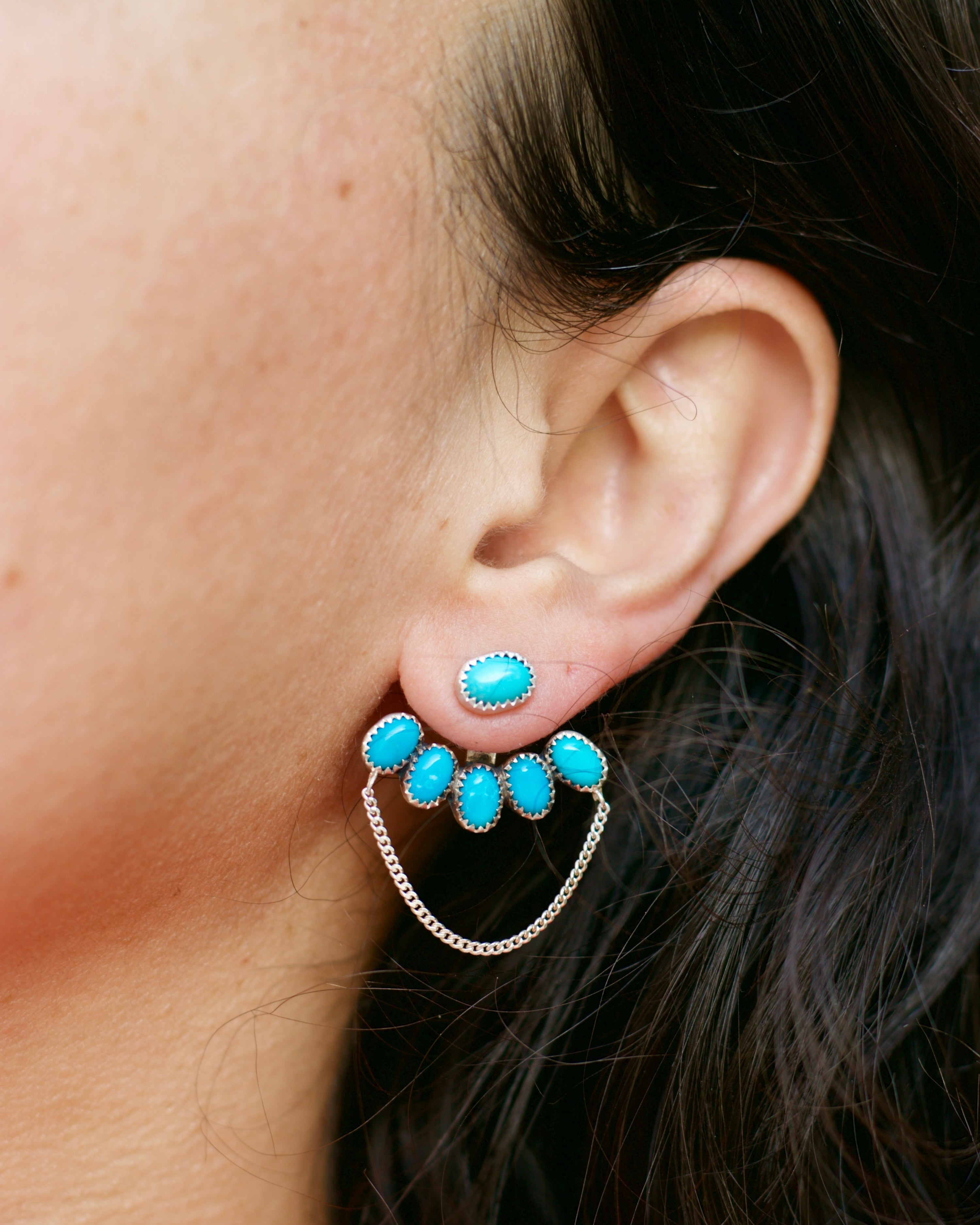 Turquoise Ear Jacket