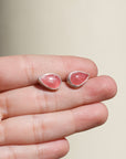 Flow Earrings RHODOCROSITE