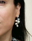 Blue Lilly Earrings
