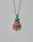 Turquoise and Shell Necklace