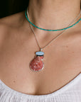 Opal and Shell Necklace