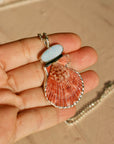 Opal and Shell Necklace