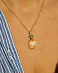 Turquoise and Shell Necklace