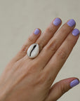 Cowries Shell Ring size 7.5