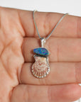 Opal and Shell Necklace