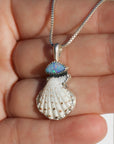 Opal and Shell Necklace