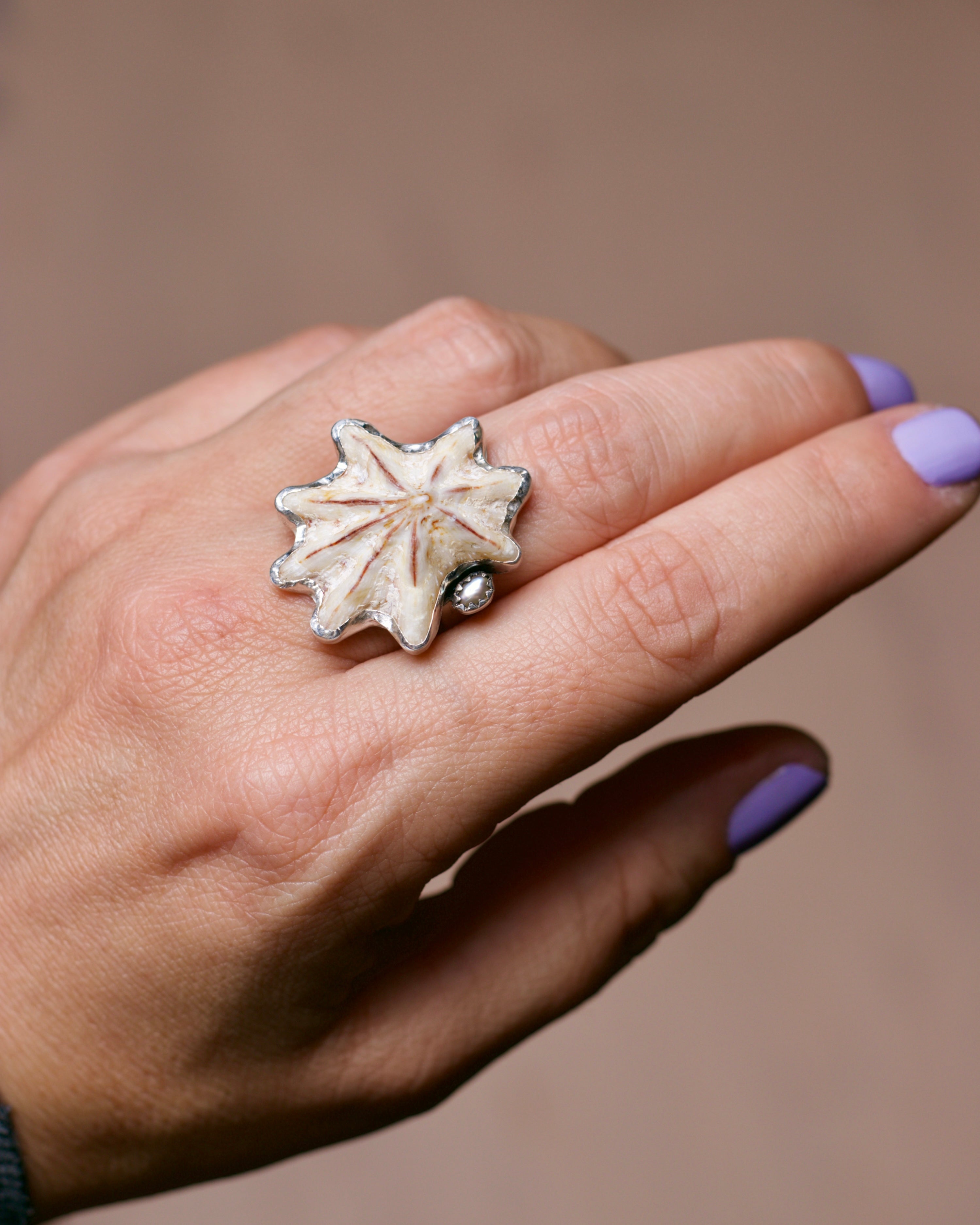 Thalassa Ring in Pearl