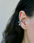 Drops Ear Cuff - Opal & Turquoise