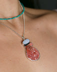 Opal and Shell Necklace