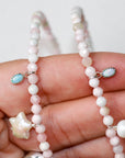 Pink Opal Mermaid Necklace