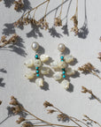 Blue Lilly Earrings