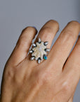 Thalassa Goddess of the Sea - Shell, Opal & Fresh Water Pearl.