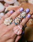 Thalassa Goddess of the Sea - Shell, Opal & Fresh Water Pearl.