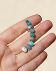 Skinny Turquoise & Opal Ear Cuff n.5