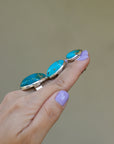 Turquoise Egg Ring - Size 7. 1/4