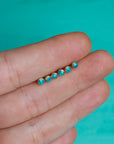 Gold Opal Magic Studs