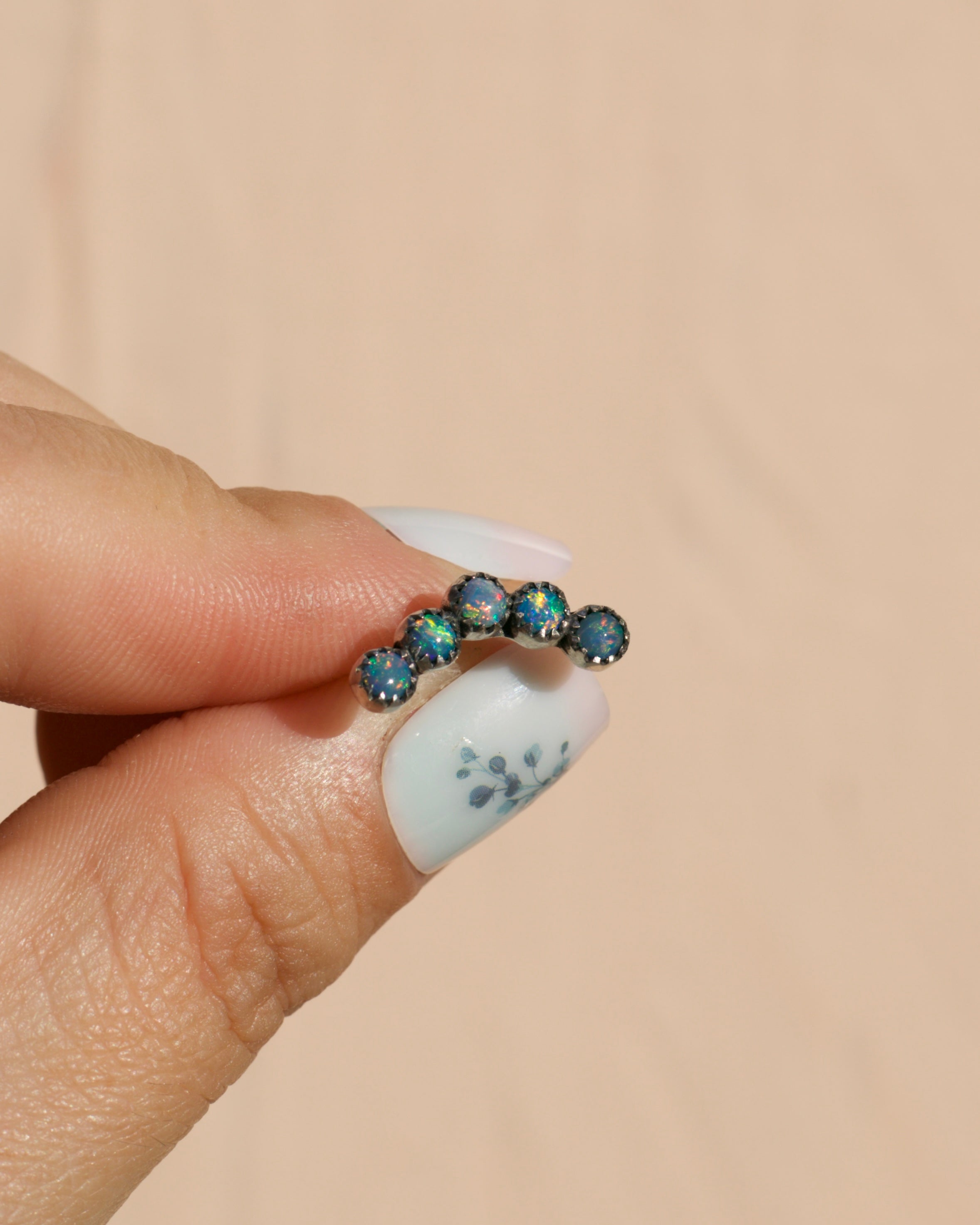 Opal Cartilage Earring