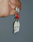 Carved Fish Earrings