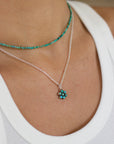 Fleur Pendant Turquoise