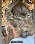 Flower Hair Pin - Fresh Water Pearl -