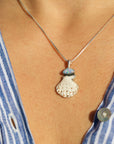 Opal and Shell Necklace