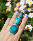 Turquoise Egg Ring - Size 9 1/4