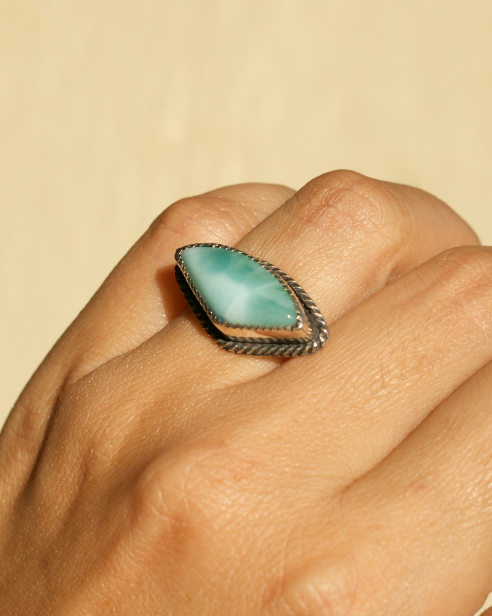 Larimar Ring