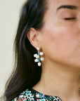 Blue Lilly Earrings