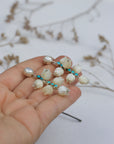 Blue Lilly Earrings