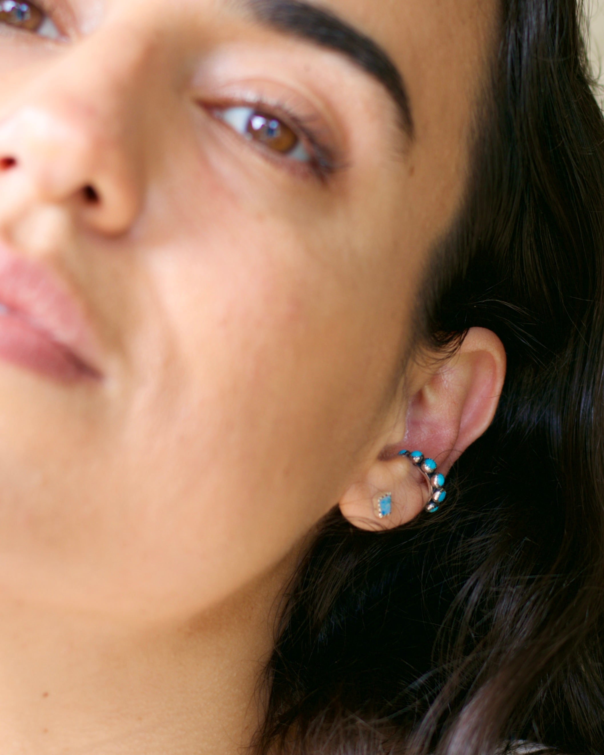 White Opal Ear Cuff