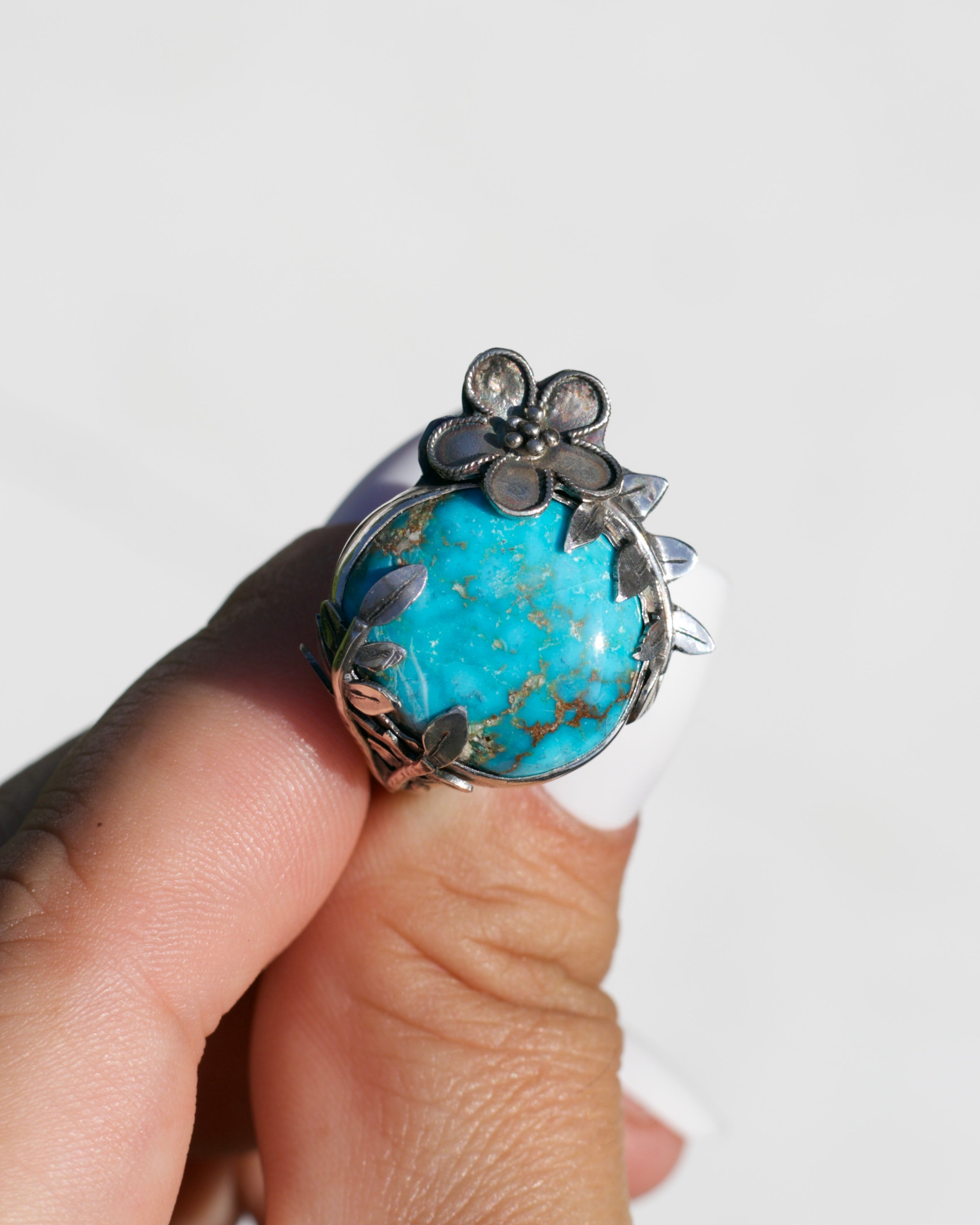 Naturaleza Turquoise Ring. Size 7