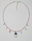 Pink Opal Mermaid Necklace