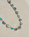 Tenis Necklace in Turquoise and Opal