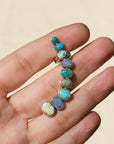 Skinny Turquoise & Opal Ear Cuff n.5
