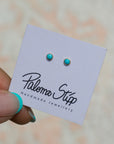 Gold Turquoise Studs