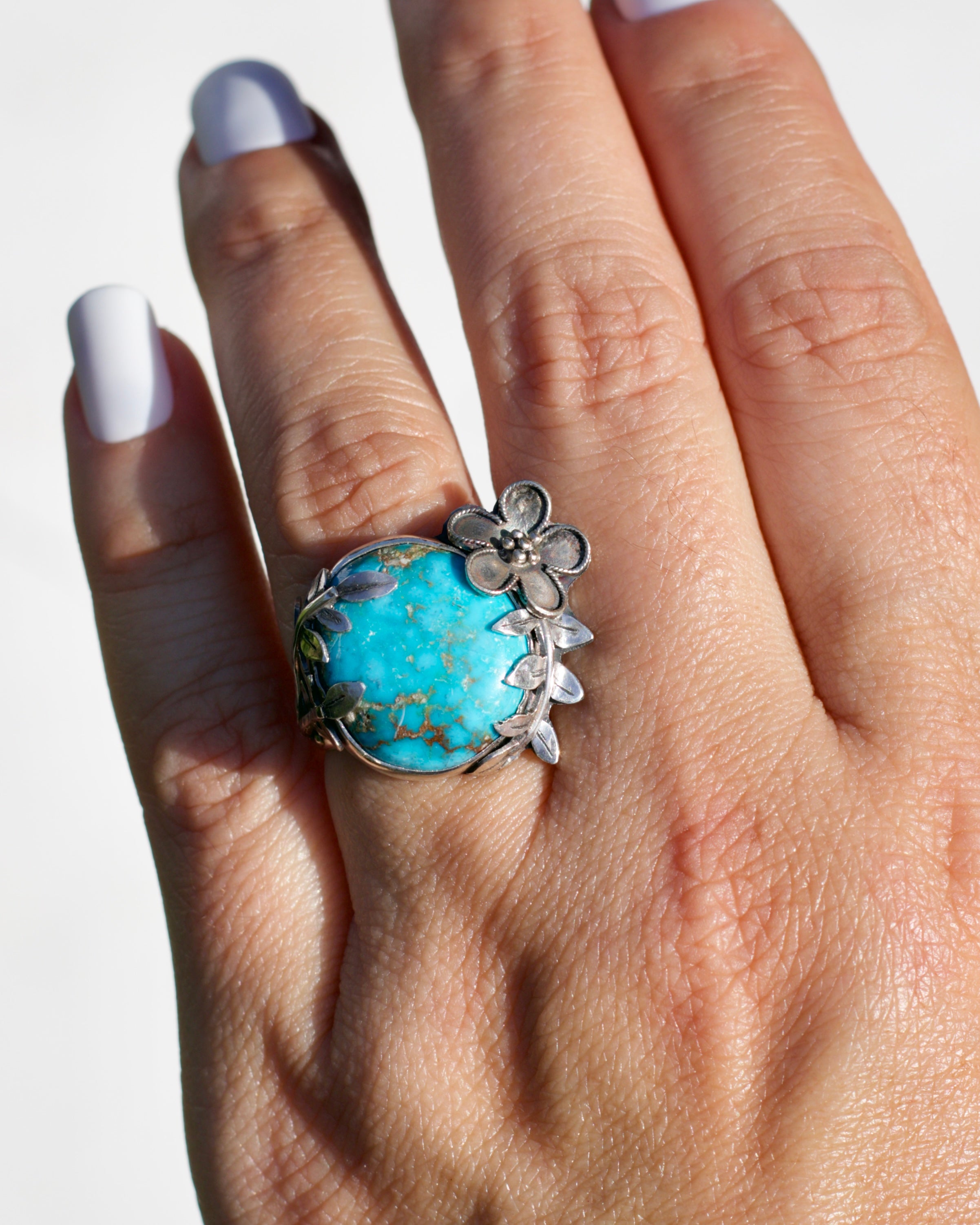 Naturaleza Turquoise Ring. Size 7