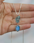 Butterfly Moon Necklace